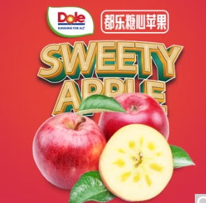 24.9元包邮！Dole糖心苹果4.5斤