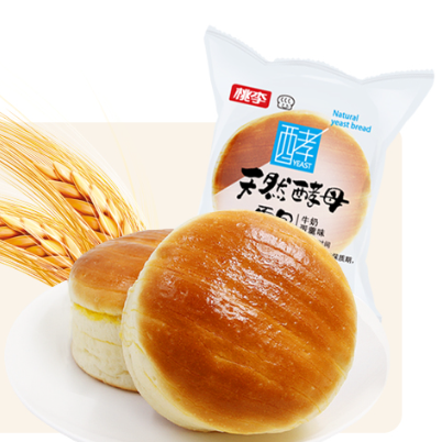 8元!桃李 天然酵母面包 600g 约8个