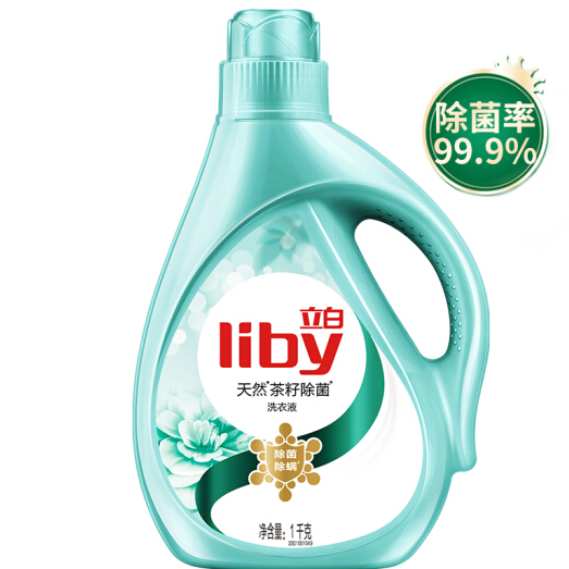 【折2.95元/斤】17.7元！立白 除菌除螨洗衣液1kg瓶装*3件