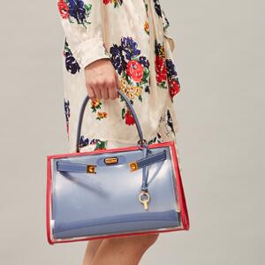 Tory Burch Lee Radziwill 小号雨衣托特包 Tory Burch Lee Radziwill 小号雨衣托特包