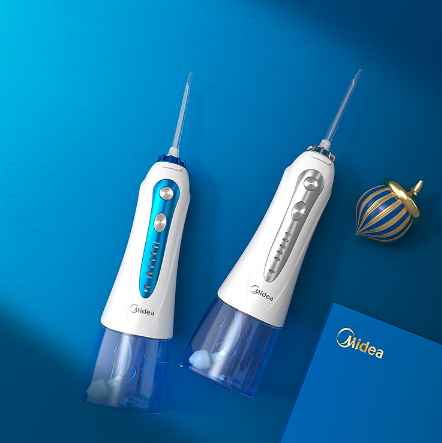 美的 mc-bj0101 小蓝鲸冲牙器 自带5个喷嘴