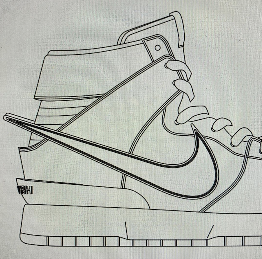 nike篮球简笔画图片