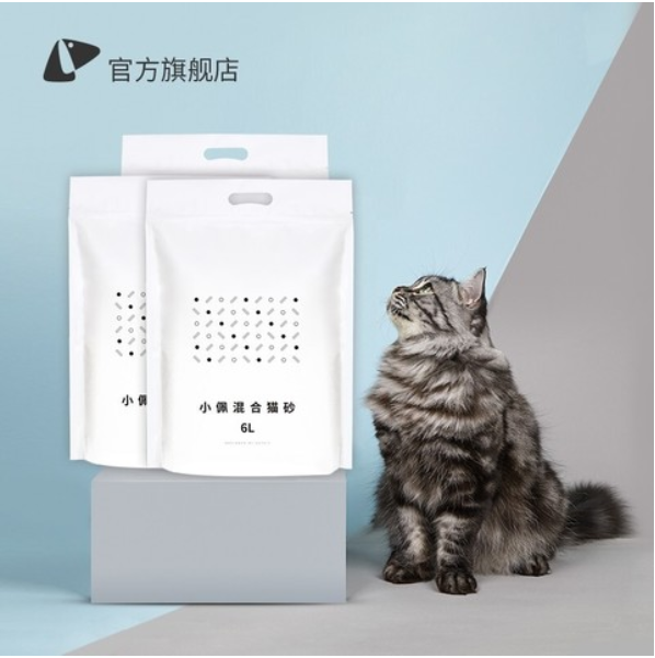 13.9元包邮！ PETKIT 小佩 活性炭混合猫砂 7L