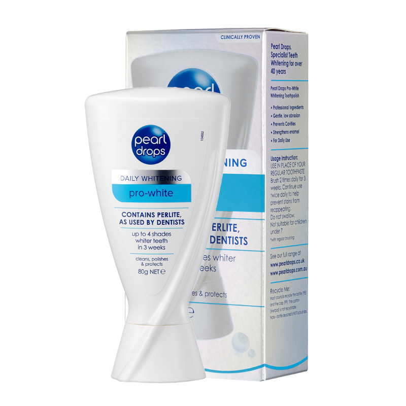 倍洁丽pearldrops亮白修护贝嫂同款牙膏