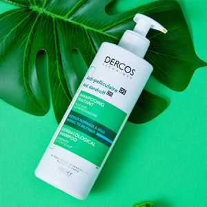 vichy薇姿dercos德康丝去屑洗发水绿标390ml
