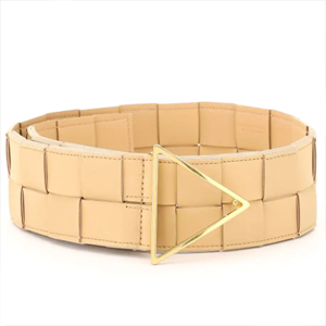 BOTTEGA VENETA 女士三角扣双层皮带 6CM BOTTEGA VENETA 女士三角扣双层皮带 6CM