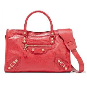 Balenciaga 巴黎世家红色金扣 Classic City 机车包 Balenciaga 巴黎世家红色金扣 Classic City 机车包