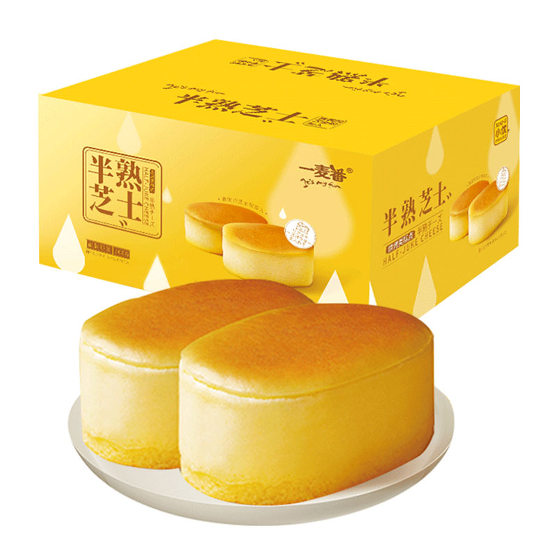 一麦番半熟芝士小蛋糕500g