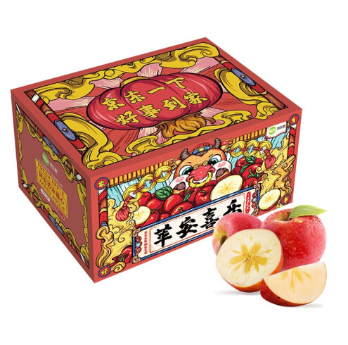 120.76元！京觅 阿克苏冰糖心苹果 净含量5kg*3件+凑单品