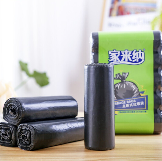 4.9元包邮！家来纳 点断式垃圾袋125只