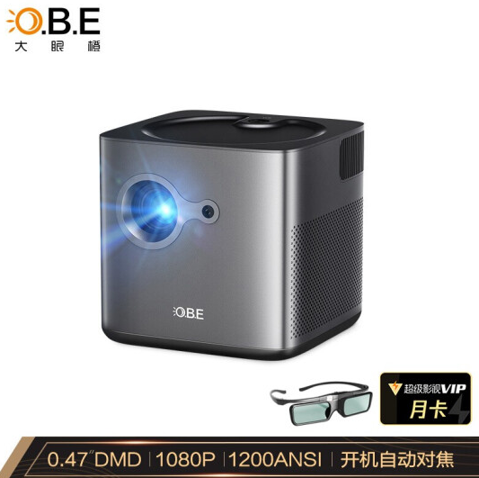 2899元包邮！OBE大眼橙 X7D 1080P投影仪