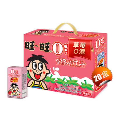 74.5元！旺旺 O泡果奶味饮料 125ml*20包*3件