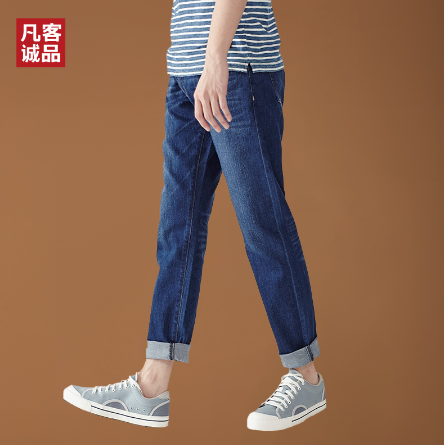 69元顺丰包邮！凡客诚品 男士直筒修身牛仔裤