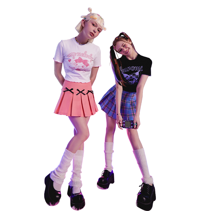 【蜜蜂惊喜社】UNIFREE修身辣妹露脐短袖潮