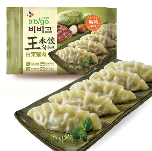 116.4元包邮！必品阁 白菜猪肉王水饺 600g 24只装*8件