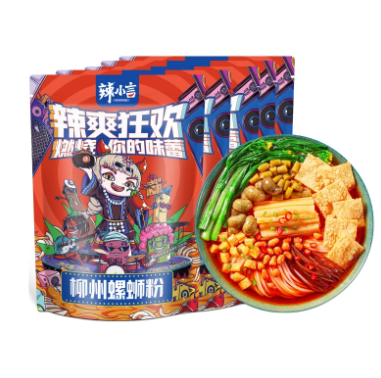 19.9元包邮！辣小言 柳州螺蛳粉310g*5包