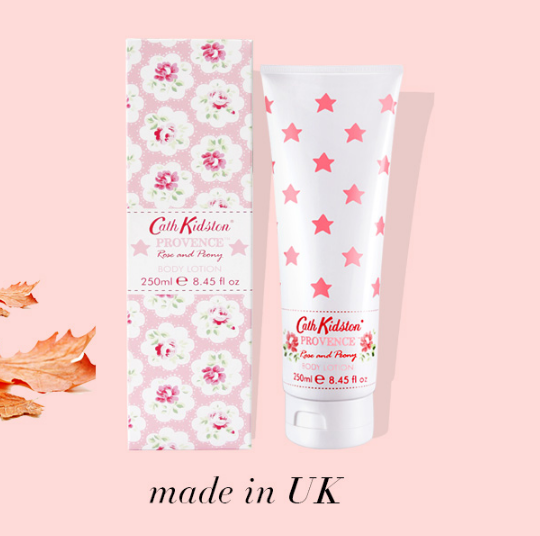 15.8元包邮！Cath Kidston玫瑰&牡丹香身体乳250ml 赠护手霜30g