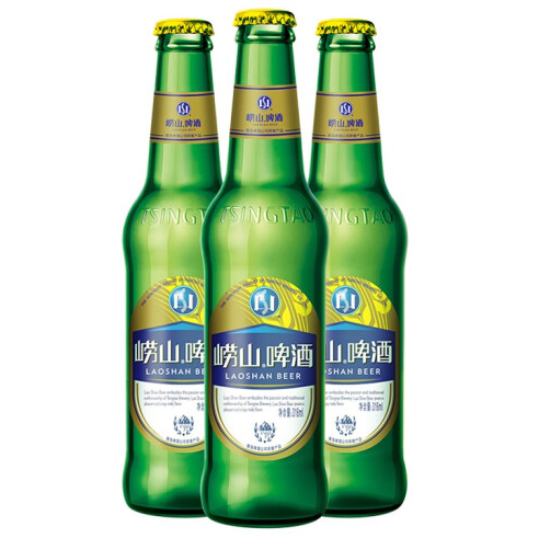 44元包邮！青岛崂山啤酒 经典小瓶装316ML*24瓶