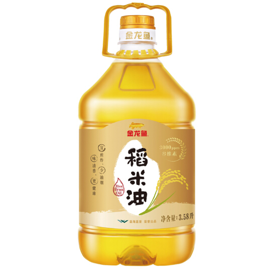 79.9元！金龙鱼 食用油 3000PPM稻米油3.58L*2件