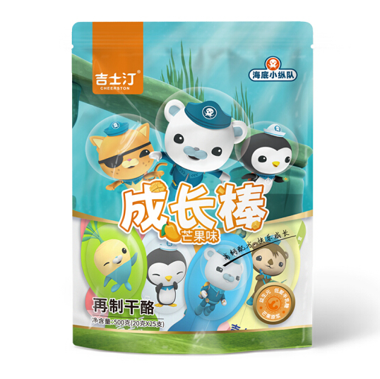 63.39元！吉士汀 奶酪棒芒果味 500g 25粒*2件
