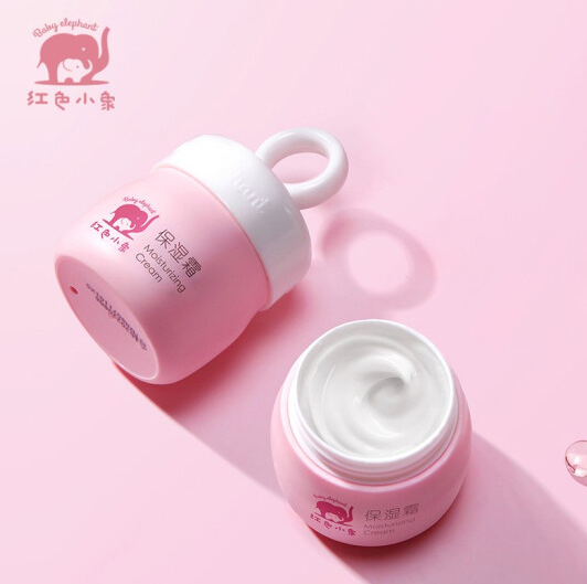 9.9元！红色小象 儿童面霜 25g+沐浴露95ml