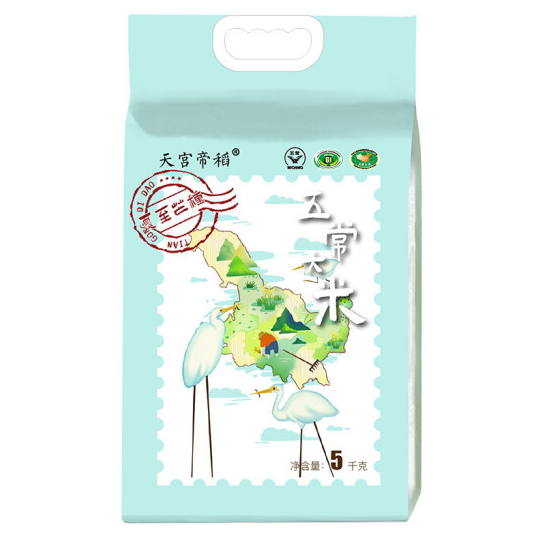 【1.5元/斤】29.9元！天宫帝稻夏至芒种 东北五常大米 5kg*2件