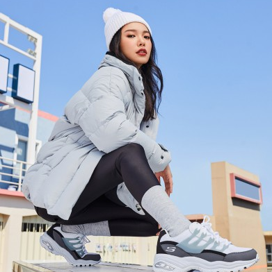 214元包邮！斯凯奇 女款网面拼接 熊猫鞋