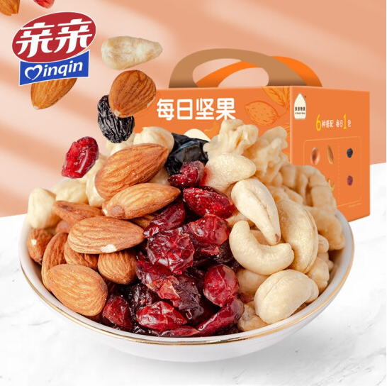 49元包邮！亲亲 每日坚果750g 共30包