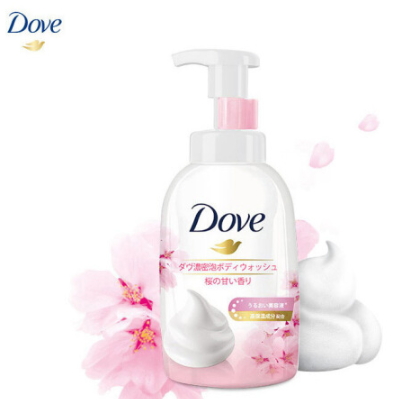 【17.48元/件】34.96元！多芬 樱花甜香沐浴露 400g*2件