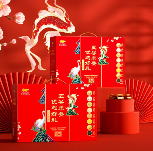 69.85元！金龙鱼 杂粮礼盒3.2kg*3件