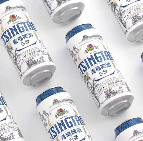 60.6元包邮！青岛啤酒 11度白啤 500ml*12听 