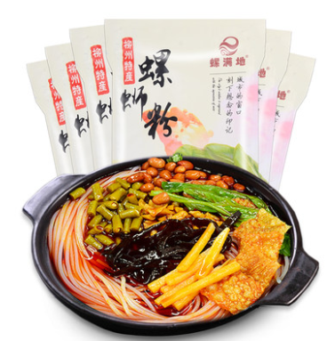 18.9元包邮！螺满地 螺蛳粉300g*5袋