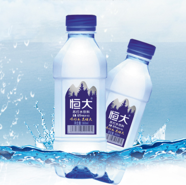 29.8元包邮！恒大原味柠檬味 苏打水360ml*24瓶 