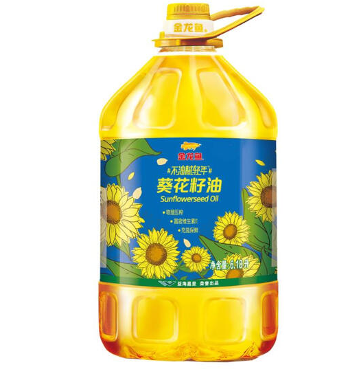 55.91元/件！金龙鱼 物理压榨葵花籽油 6.18L