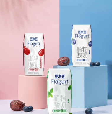 39.9元包邮！豆本豆 植物酸奶250ml*10瓶+黑芝麻豆奶12瓶