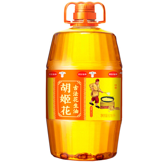 【13日8点】119元包邮！胡姬花 古法花生油 6.18L +凑单品