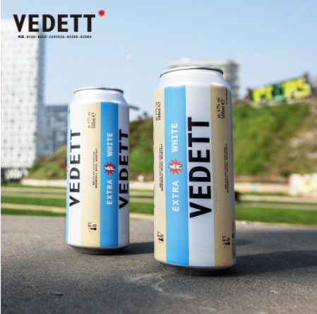 39元包邮！VEDETT 精酿啤酒 白啤 500ml*6瓶