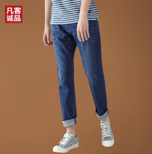 69元包邮！凡客诚品 男士直筒修身牛仔裤 2色