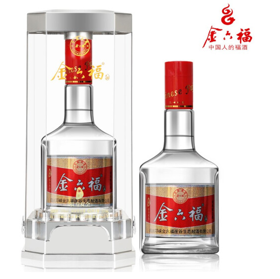 38元包邮！金六福 50度白酒高档礼盒装 500ml