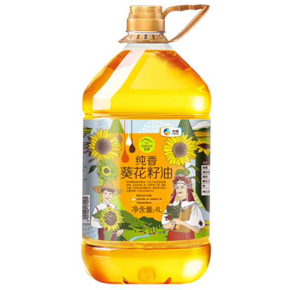 89.85元包邮！初萃 中粮葵花籽油 4L *2件
