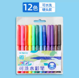 2.89元包邮！晨光 水彩笔12支装