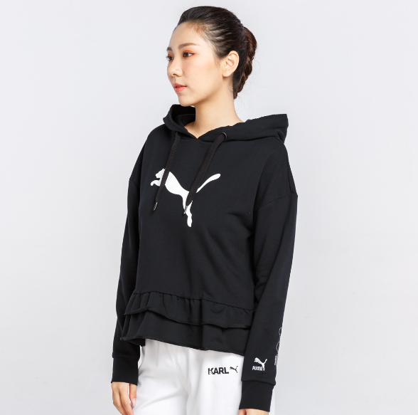 82元包邮！PUMA彪马 女士连帽卫衣