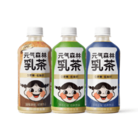 【8月到期】62.9元包邮！元气森林 乳茶-300ml*15整箱 三种口味