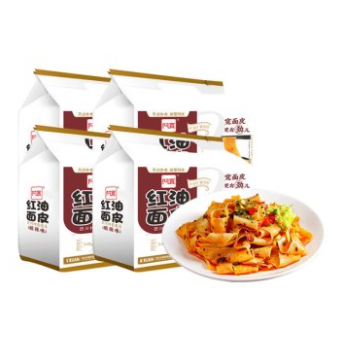 39.9元包邮！阿宽 酸辣味 红油面皮 105*16袋