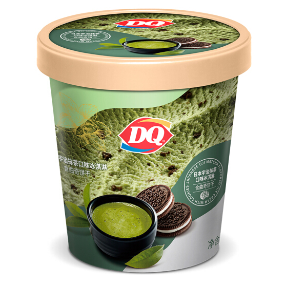 124元包邮！DQ 宇治抹茶口味 冰淇淋 400g*3件