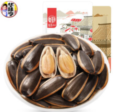 9.9元包邮！华味亨 焦糖味+山核桃味香瓜子 500g*2袋
