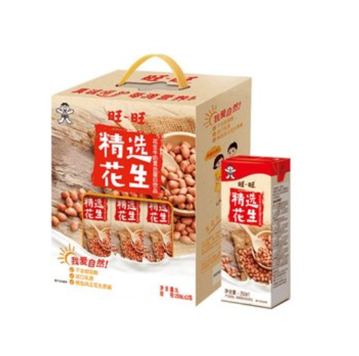 14.9元！旺旺花生牛奶 250ml*12盒*2件