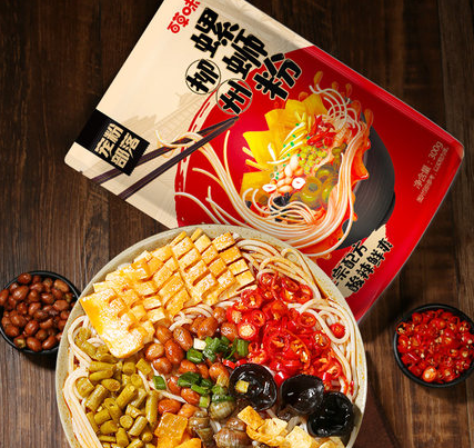 49.8元包邮！百草味 袋装水煮柳州螺蛳粉 300g*9袋