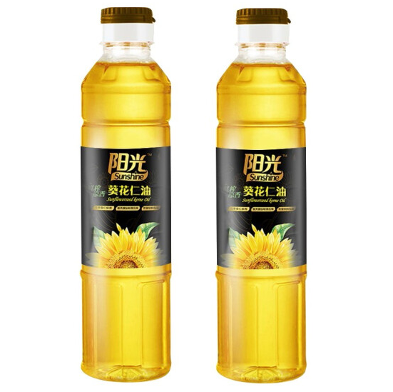 9.9元包邮！金龙鱼 葵花仁油 400ml*2瓶