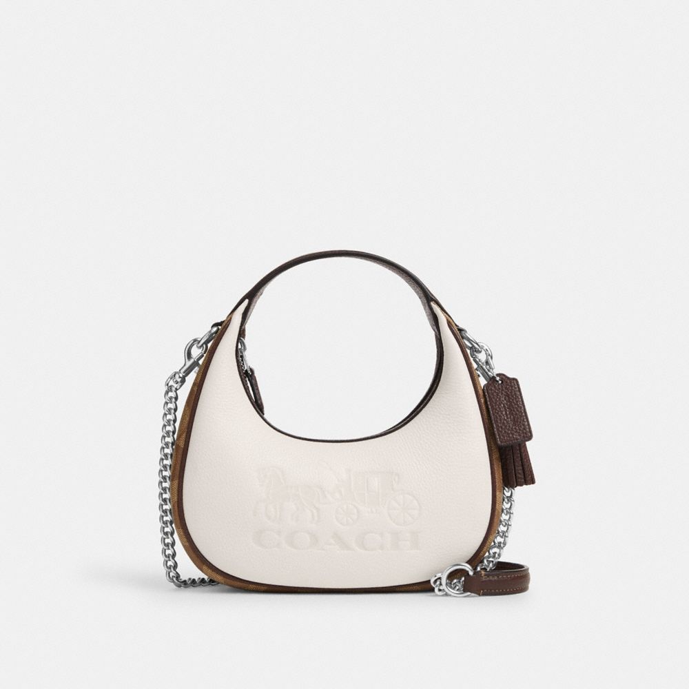 coach carmen mini crossbody in signature colorblock